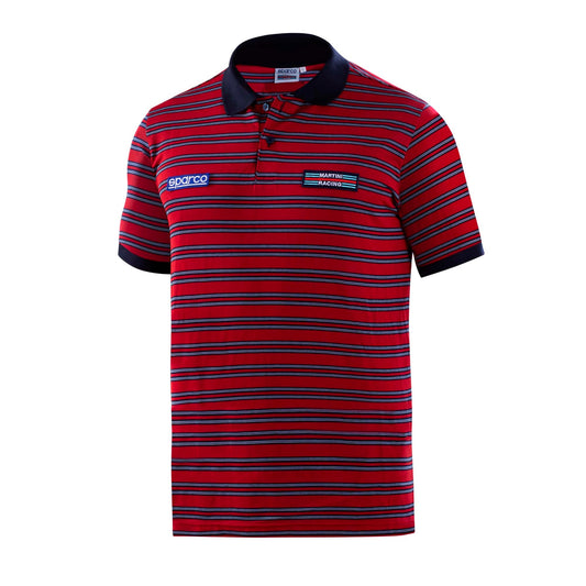 Sparco Martini Replica Striped Polo Shirt - Shifted Motorsports