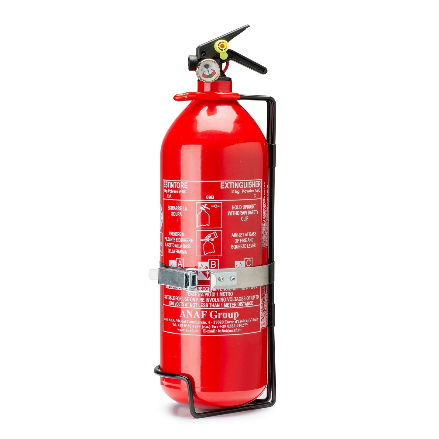Sparco Dry Powder Fire Extinguisher - 2 Liter - Shifted Motorsports