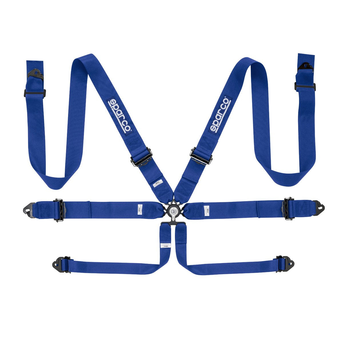 Sparco FIA 6-Point Racing Harness - Aluminum - Shifted Motorsports