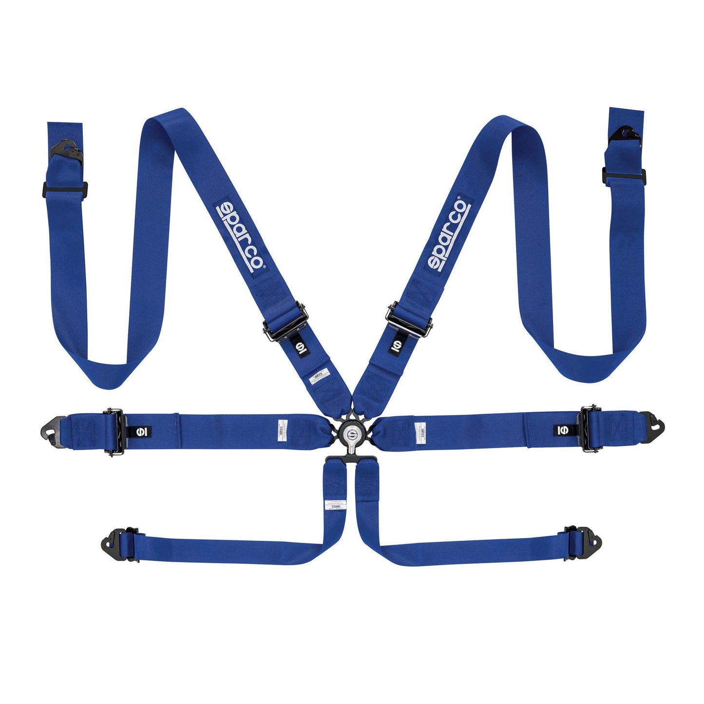 Sparco FIA 6-Point Racing Harness - Aluminum - Shifted Motorsports