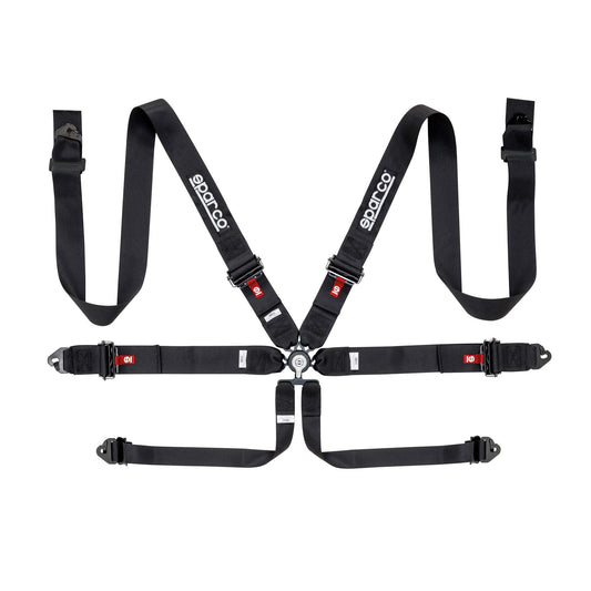 Sparco FIA 6-Point Racing Harness - Aluminum - Shifted Motorsports