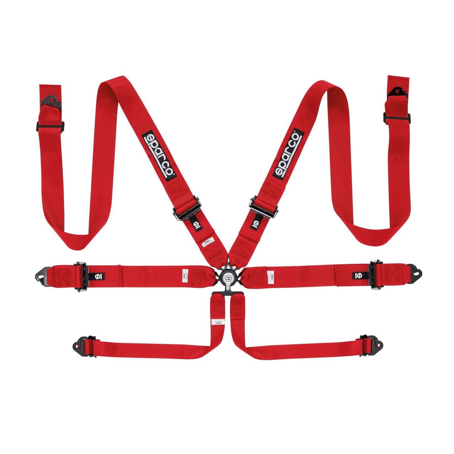Sparco FIA 6-Point Racing Harness - Aluminum - Shifted Motorsports