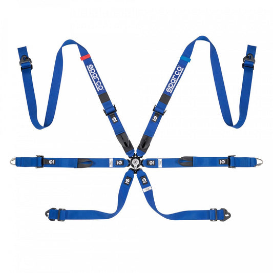 Sparco FIA Prime H-7 6-Point Racing Harness - Shifted Motorsports