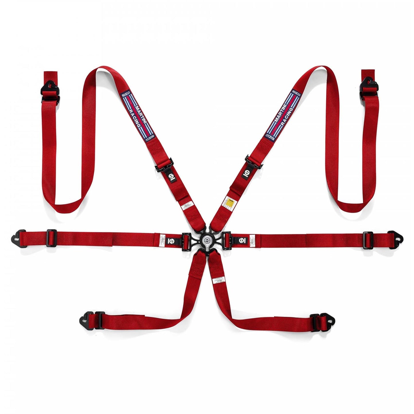Sparco Martini FIA Hans Endurance 6-Point Racing Harness - Shifted Motorsports