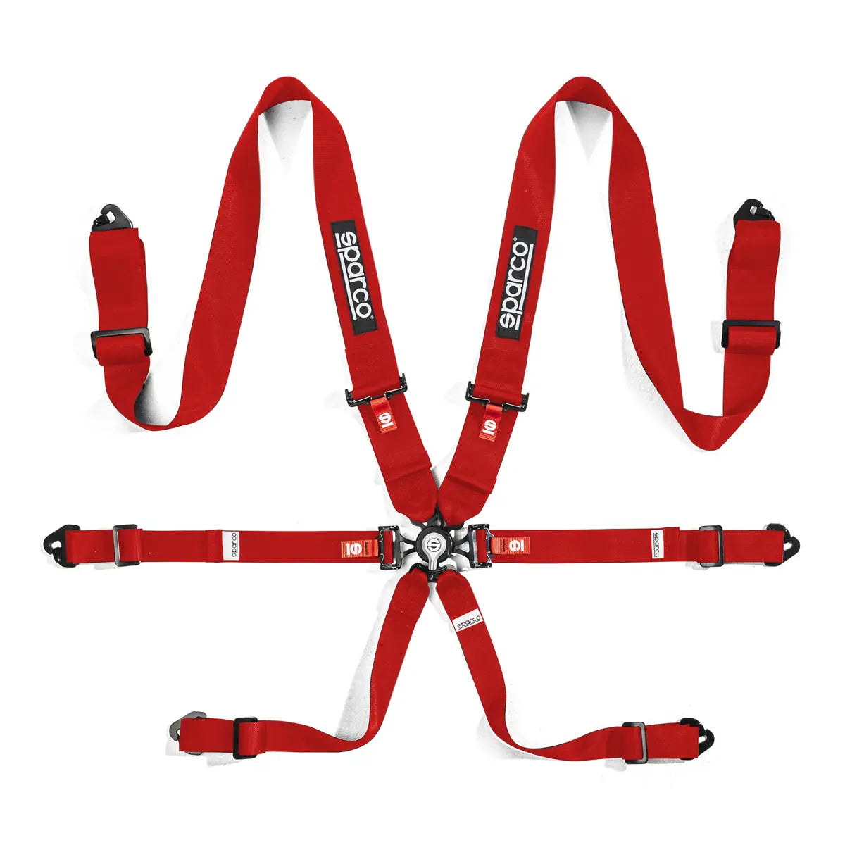 Sparco FIA H-3 Competition 6-Point Aluminum Racing Harness - Shifted Motorsports