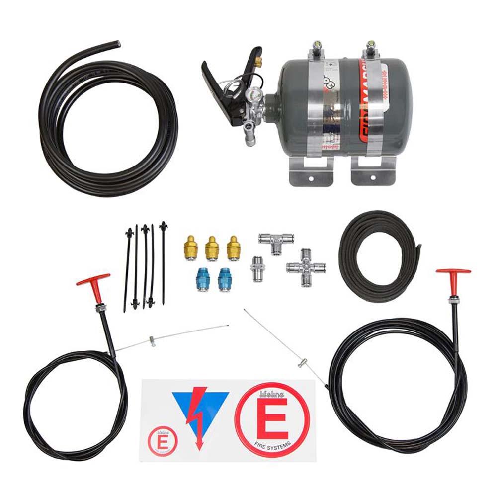 Lifeline Zero 360 Novec 1230 FIA Fire System - 2.25kg Mechanical - Shifted Motorsports