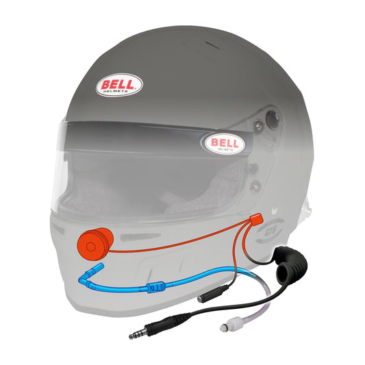 Bell GT6 Pro SA2020/FIA8859 Helmet, 4C Installed - Shifted Motorsports