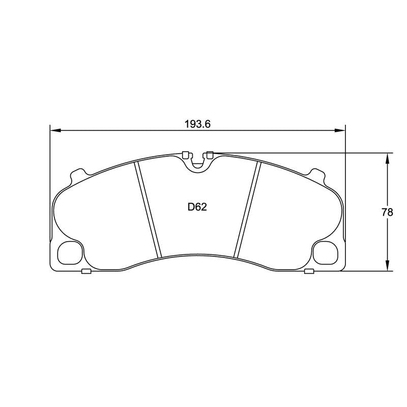 Pagid U-4908 Yellow Racing Pad - RS29 Compound - Shifted Motorsports