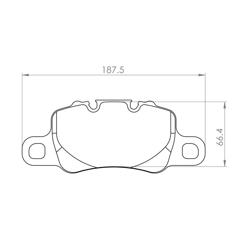 Performance Friction 7727.11.18.44 Racing Pad - 11 Compound - Shifted Motorsports
