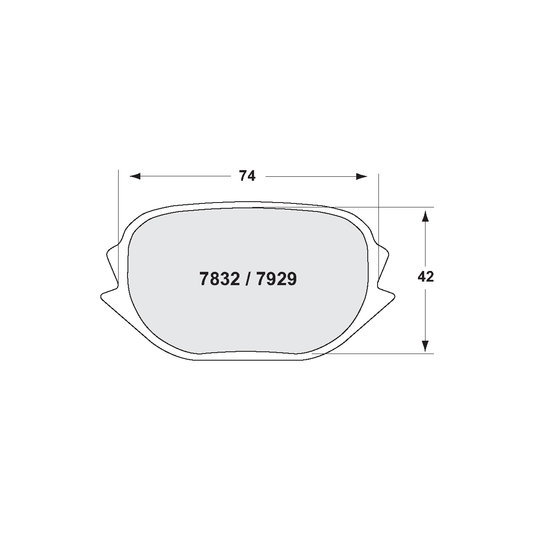 PFC ZR29 Caliper Brake Pads - 13-Compound - 7832.13.14.44