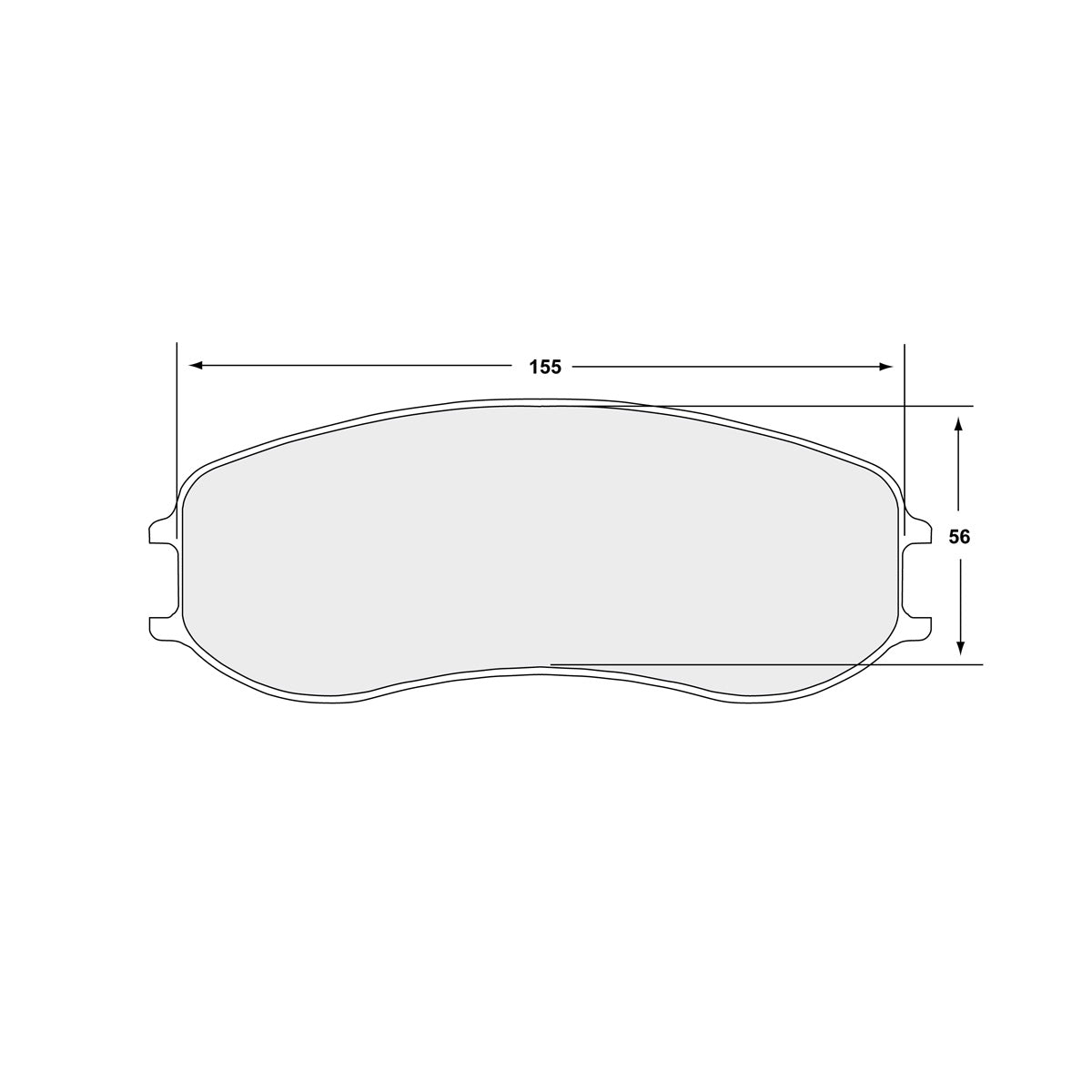 PFC Porsche 991 Cup / Cayman GT4 Clubsport Front Brake Pads - 82 Compound - 7968.82.28.44