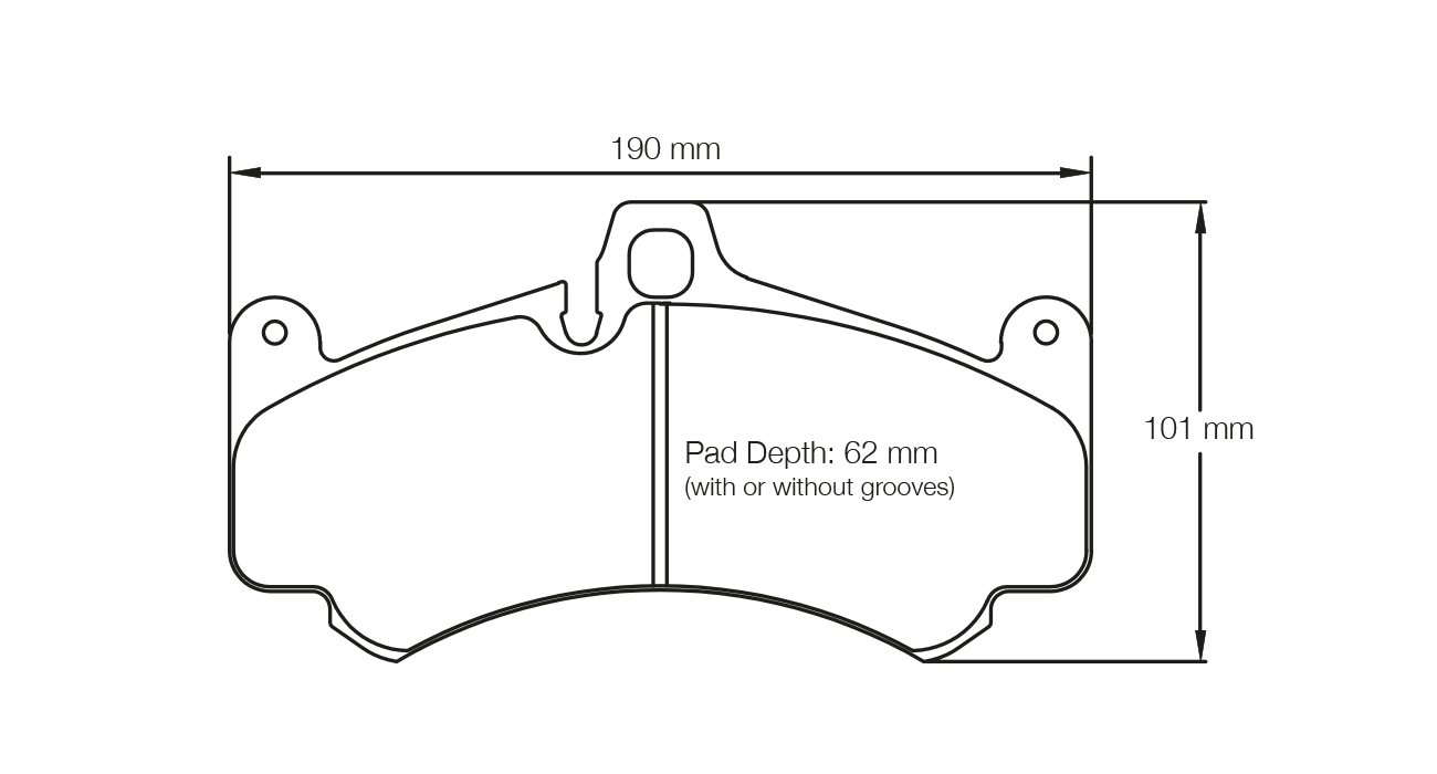 Pagid U-8004 Racing Pads - RST-3 Compound - Shifted Motorsports