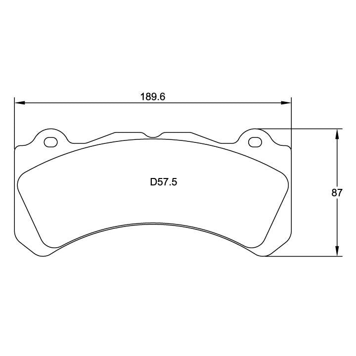 Pagid U-8062 Yellow Racing Pad - RS29 Compound - Shifted Motorsports