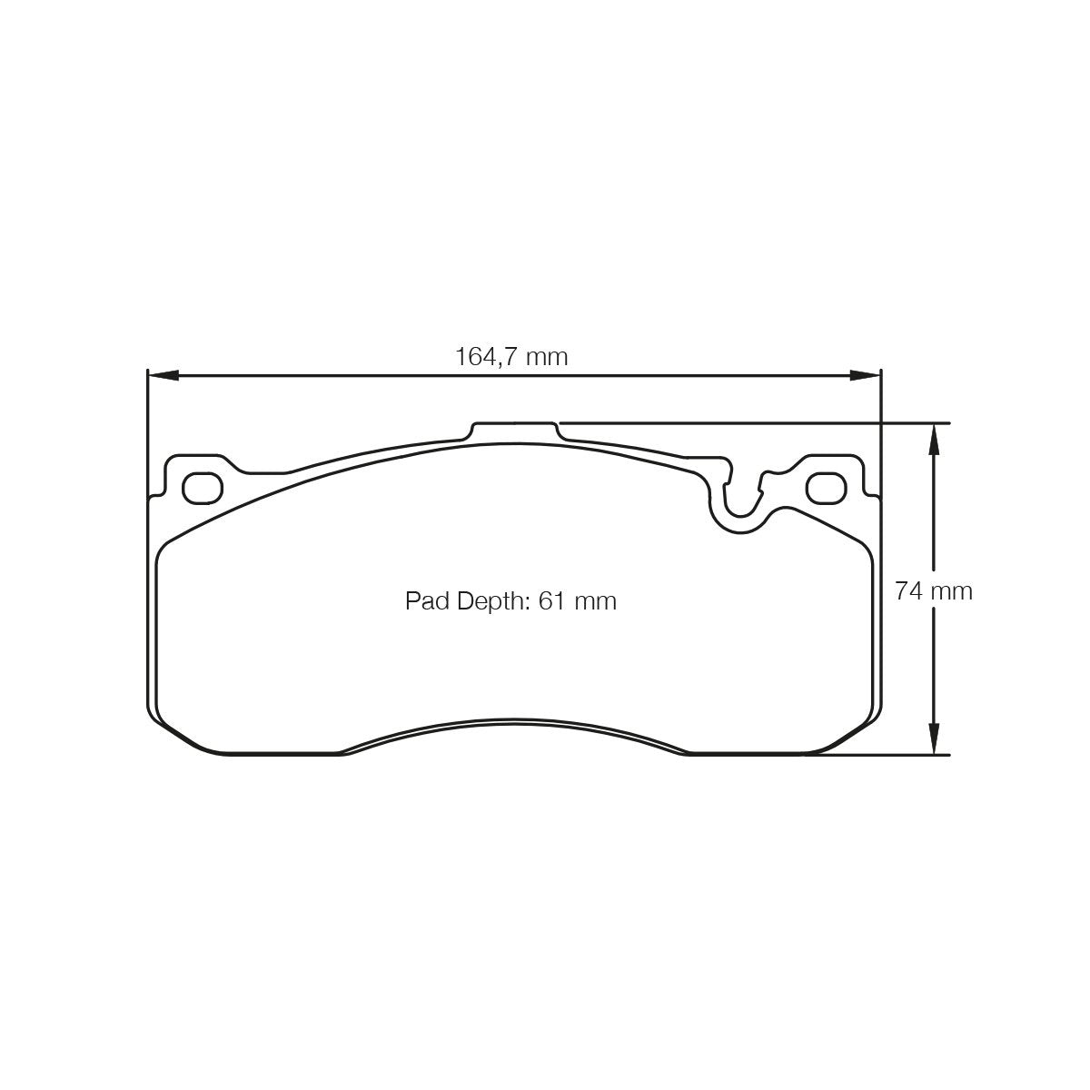 Pagid U-8084 Yellow Racing Pad - RS29 Compound - Shifted Motorsports