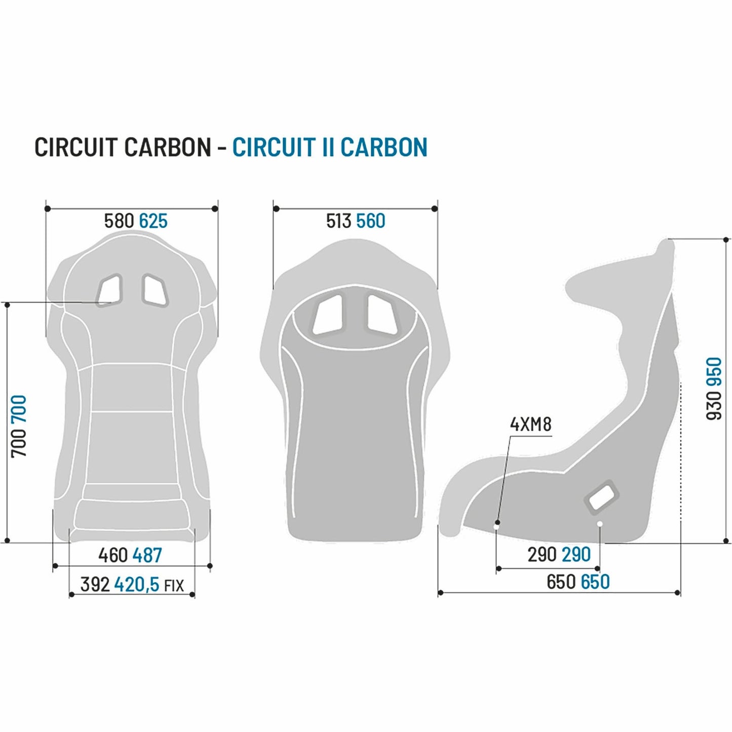 Sparco Circuit Carbon Racing Seat - Shifted Motorsports