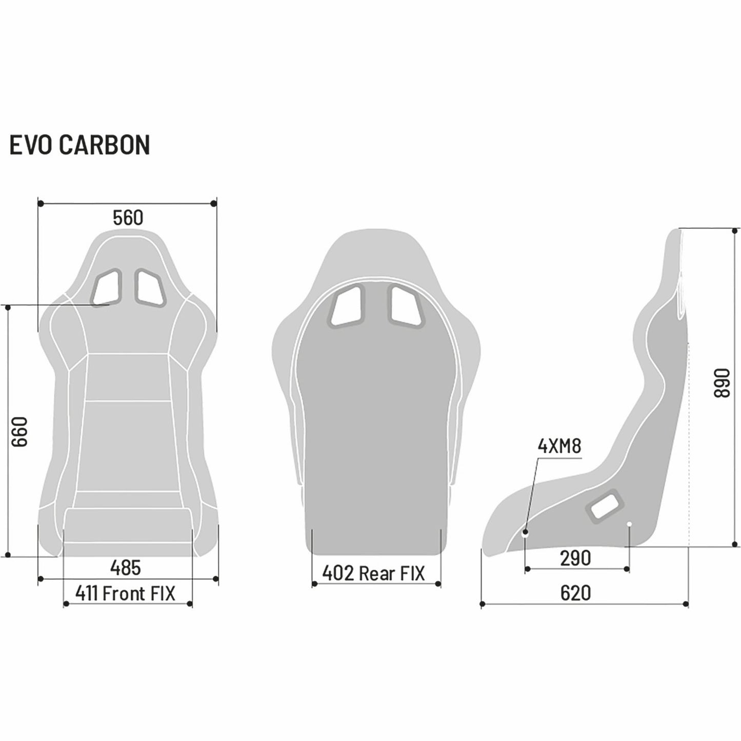 Sparco Evo Carbon Racing Seat - Shifted Motorsports