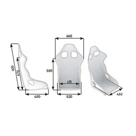 OMP WRC-R XL Racing Seat