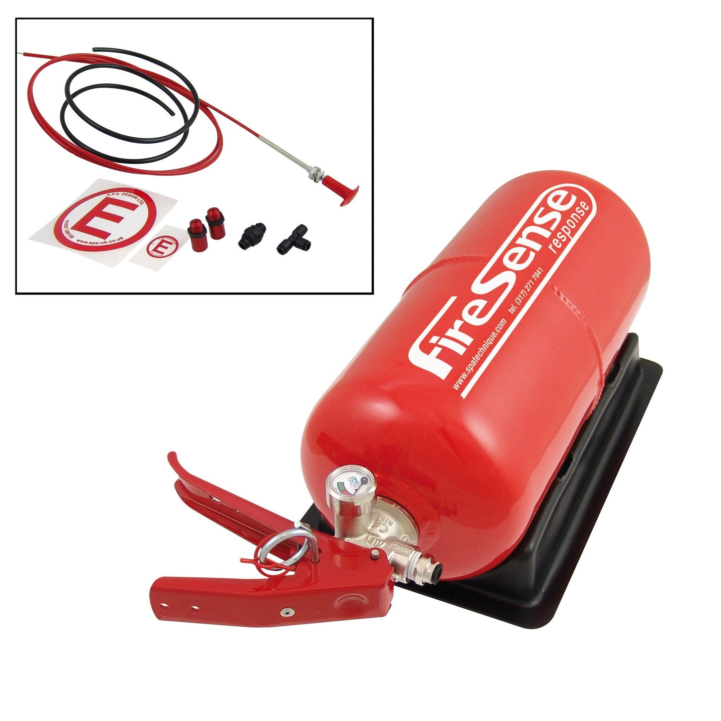 SPA Technique AFFF Slimline Fire System - 2.25 Liter Mechanical - Shifted Motorsports