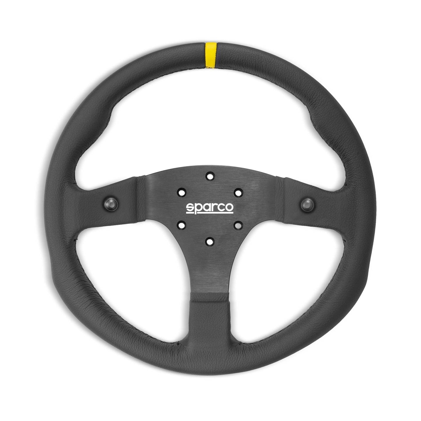 Sparco R330B Steering Wheel - Leather - Shifted Motorsports
