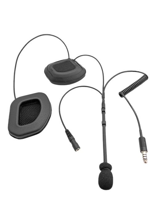 Schuberth Dual Sound 3.5mm Ear Buds & Boom Mic - IMSA - Shifted Motorsports