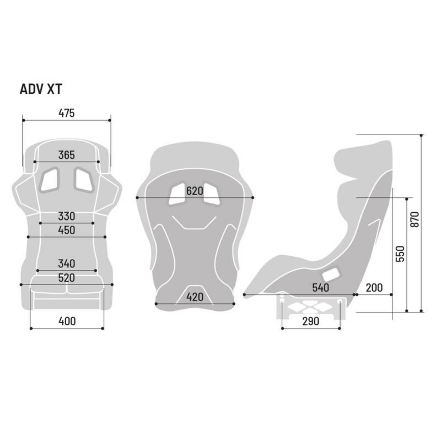 Sparco ADV XT FIA 8862-2009 Racing Seat - Shifted Motorsports