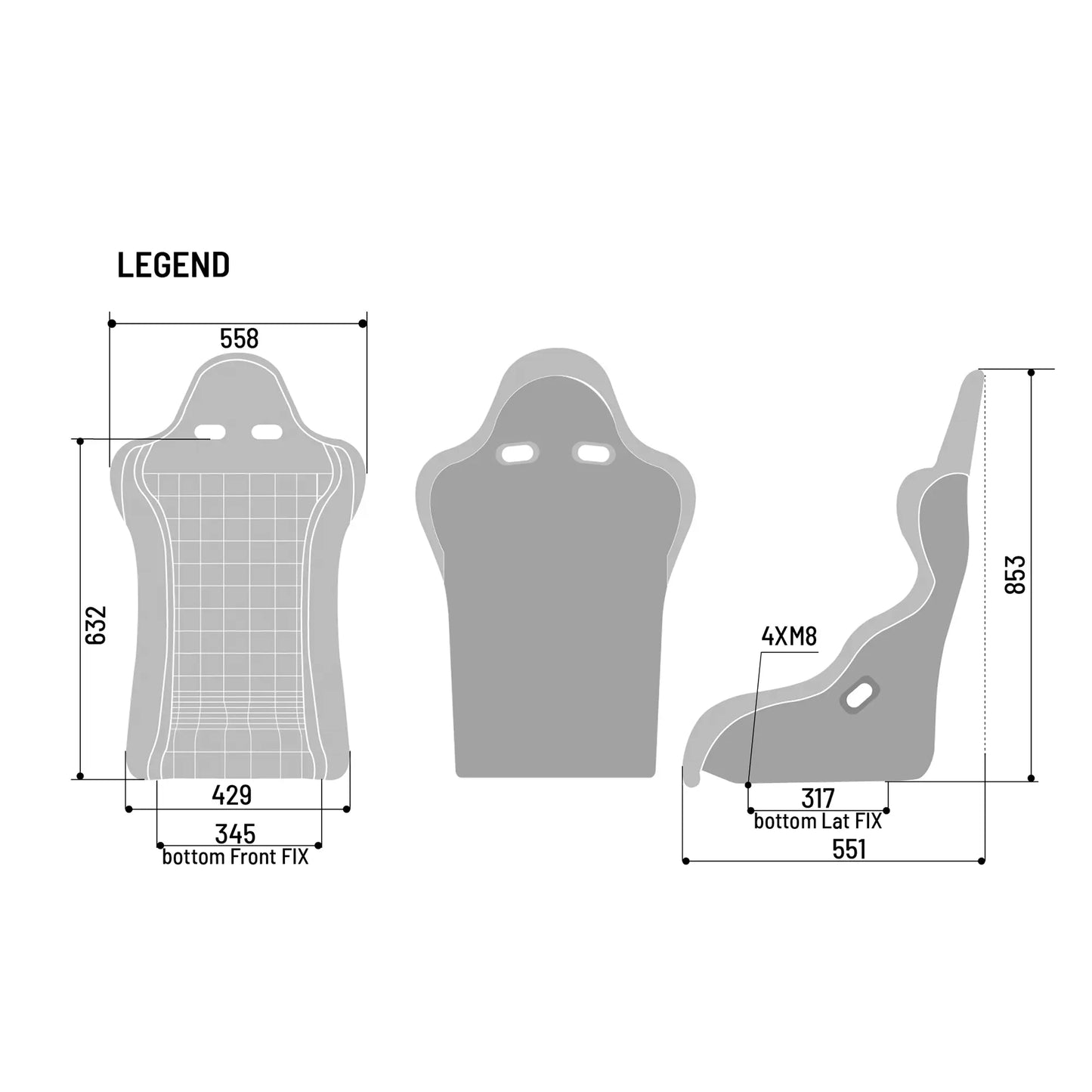 Sparco Martini Legend Kevlar Racing Seat - Shifted Motorsports