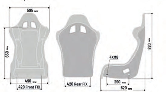 Sparco Grid QRT Fiberglass Racing Seat - Shifted Motorsports