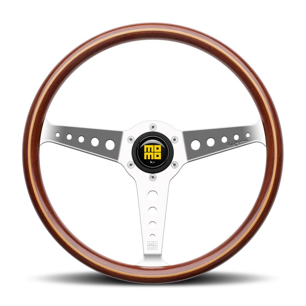 Momo Heritage California Wood Steering Wheel - Shifted Motorsports