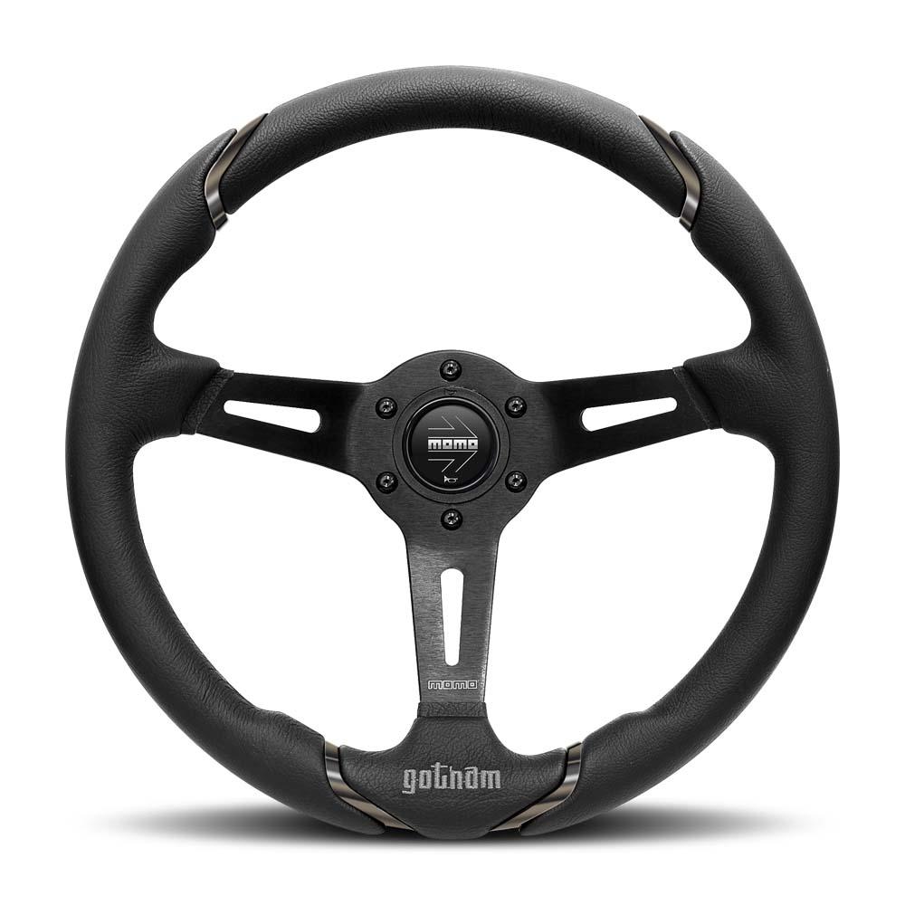 Momo Gotham Steering Wheel - Shifted Motorsports