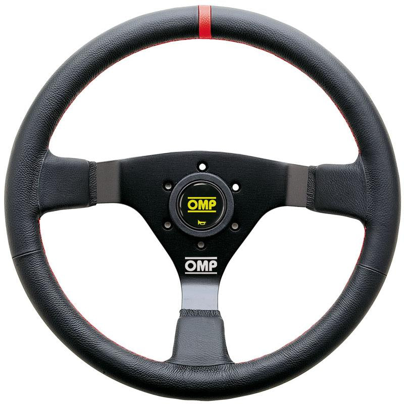 OMP WRC Steering Wheel - Black Leather - Shifted Motorsports
