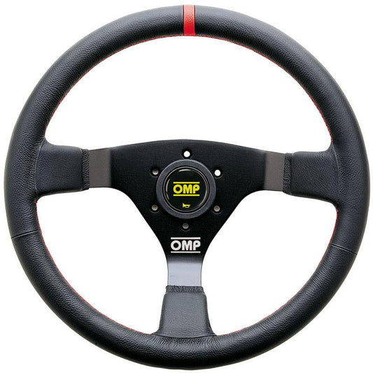 OMP WRC Steering Wheel - Black Leather - Shifted Motorsports