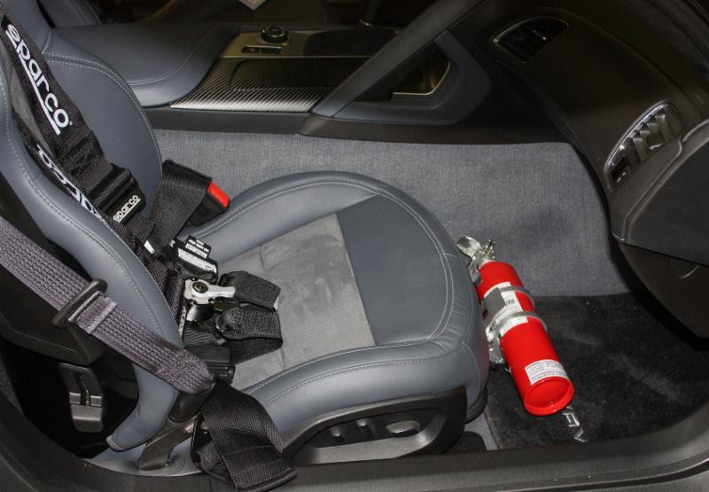 Brey Krause R-2171 Fire Extinguisher Mount - Chevrolet Corvette (C7) - Shifted Motorsports