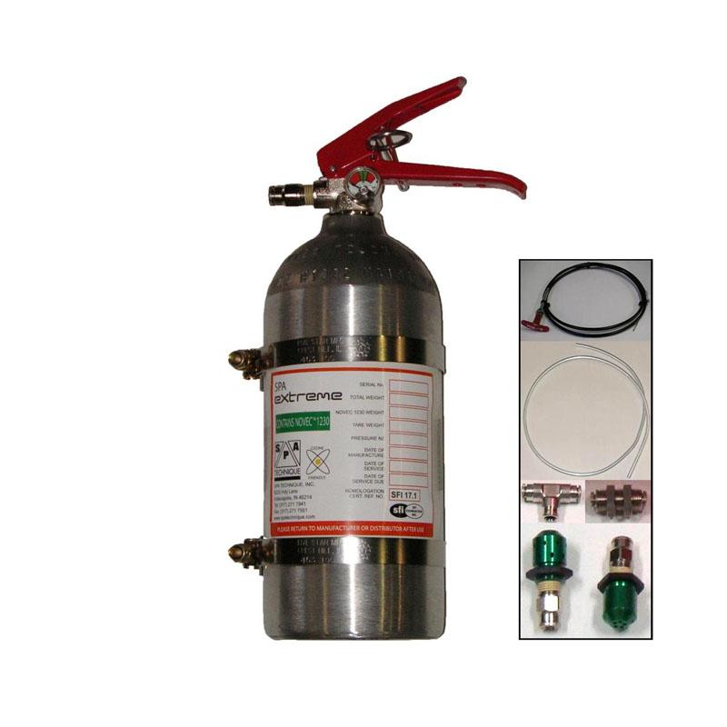 SPA Technique Extreme Novec SFI Fire System - Mechanical, Classic-Style - Shifted Motorsports