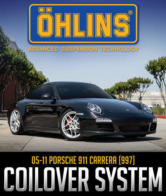 Öhlins Racing Road & Track Coilover System: 2005–2011 Porsche 911 Carrera (997) - Shifted Motorsports