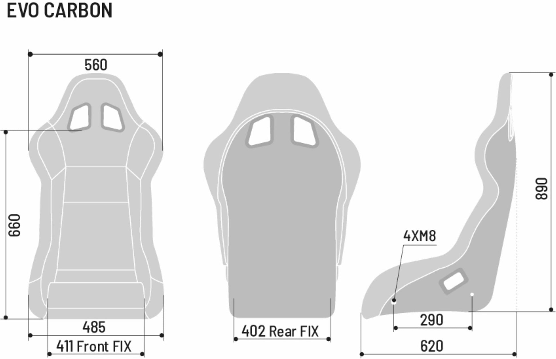 Sparco Evo Performance Carbon Racing Seat - Shifted Motorsports