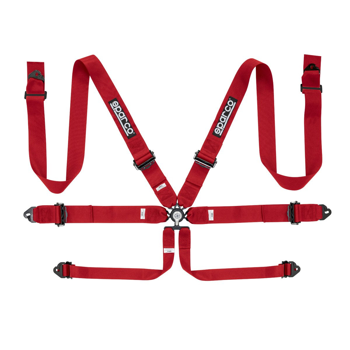 Sparco FIA 6-Point Racing Harness - Aluminum - Shifted Motorsports