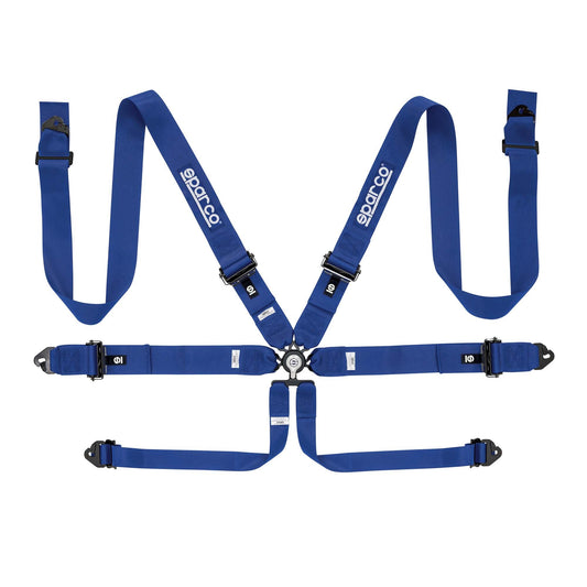 Sparco FIA 6-Point Racing Harness - Aluminum - Shifted Motorsports