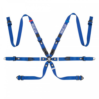 Sparco FIA Prime H-7 6-Point Racing Harness - Shifted Motorsports