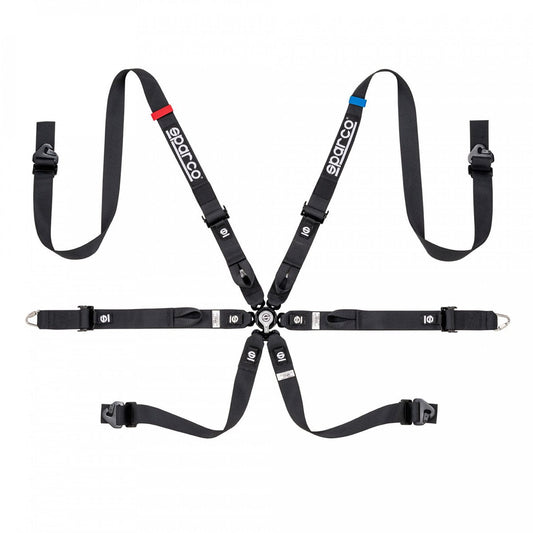 Sparco FIA Prime H-7 6-Point Racing Harness - Shifted Motorsports