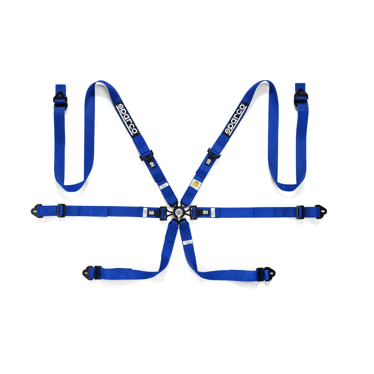 Sparco FIA Hans Endurance 6-Point Aluminum Racing Harness - Shifted Motorsports