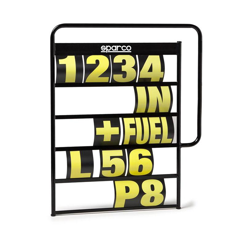 Sparco Pit Board And Number Kit - Shifted Motorsports