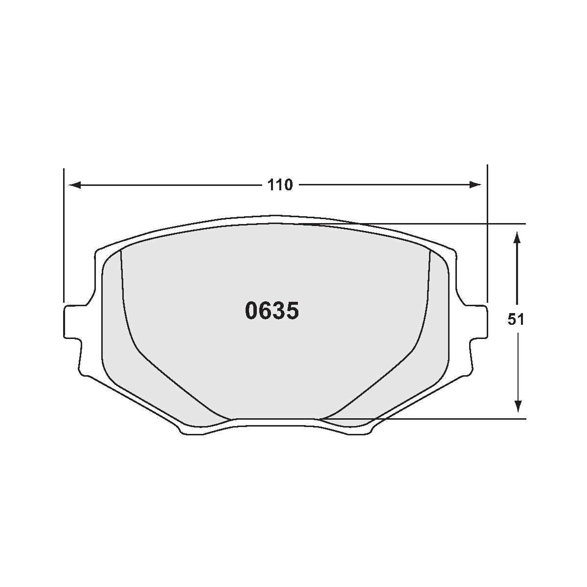 PFC Spec Miata (NA/NB 1.8L) Front Brake Pads - 97 Compound - 0635.97.13.44