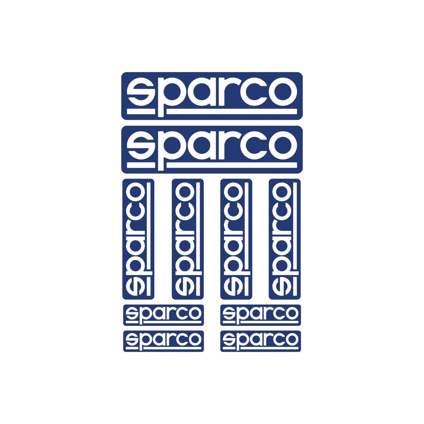 Sparco Sticker Set (10 Pieces) - Shifted Motorsports
