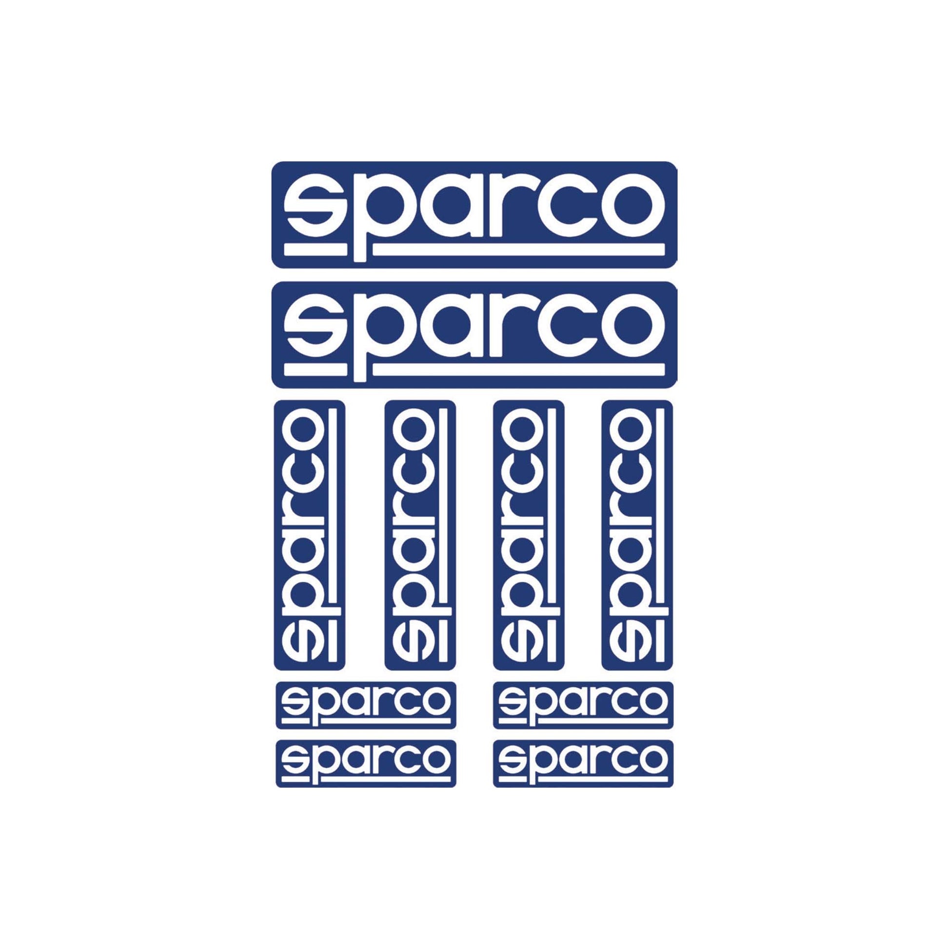 Sparco Sticker Set (10 Pieces) - Shifted Motorsports