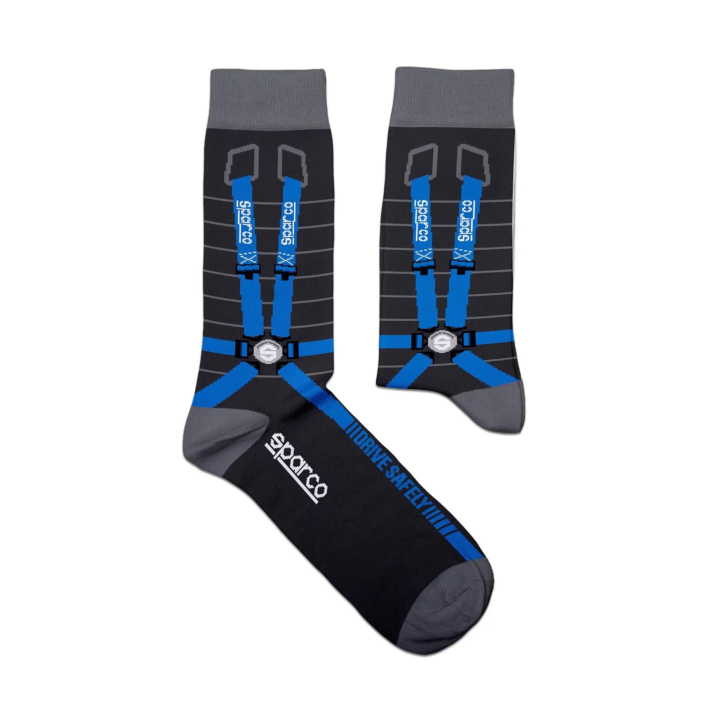 Sparco Harnesses Iconic Design Socks (Size: Large/X-Large) - Shifted Motorsports