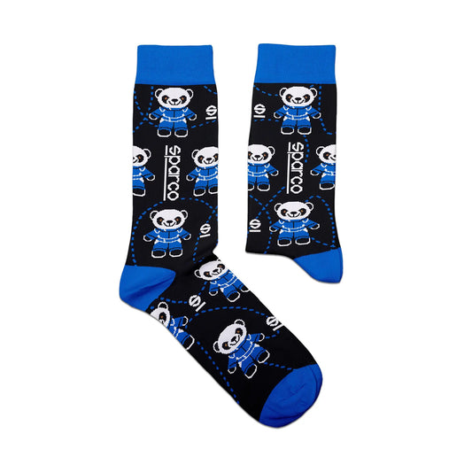 Sparco Panda Iconic Design Socks (Size: Large/X-Large) - Shifted Motorsports