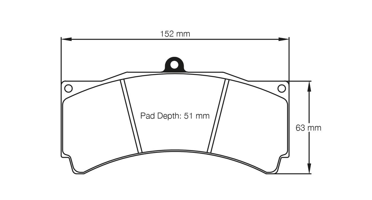Pagid U-1538 Racing Pads - RST-3 Compound - Shifted Motorsports