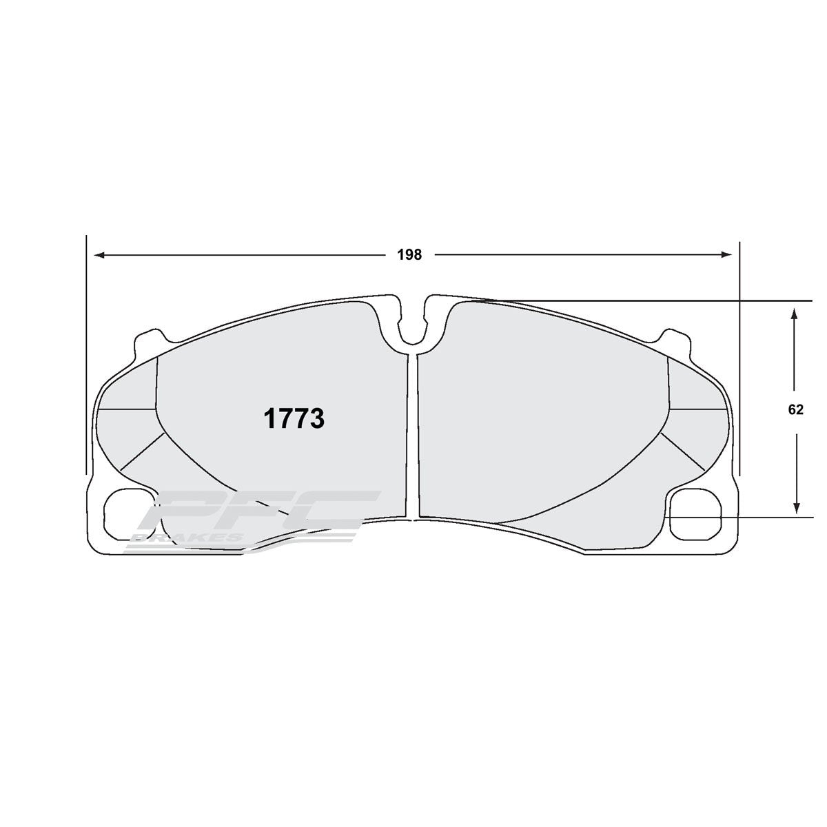 Performance Friction 1773.11.17.44 Racing Pad - 11 Compound - Shifted Motorsports
