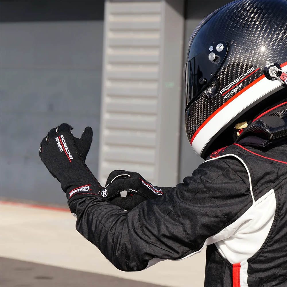 stand 21 handschuhe Stand-21 Porsche Motorsports Legacy Racing Gloves – Shifted Motorsports