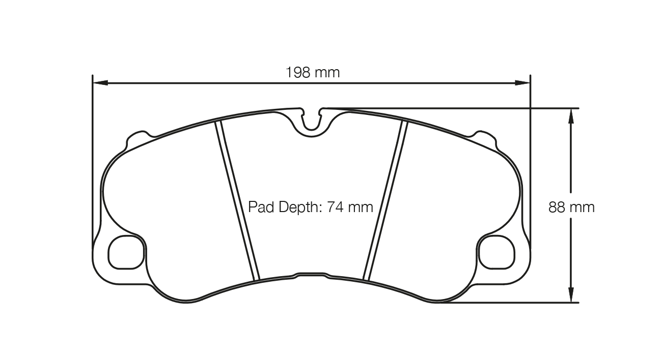 Pagid U-4927 Racing Pads - RSL-1 Compound - Shifted Motorsports